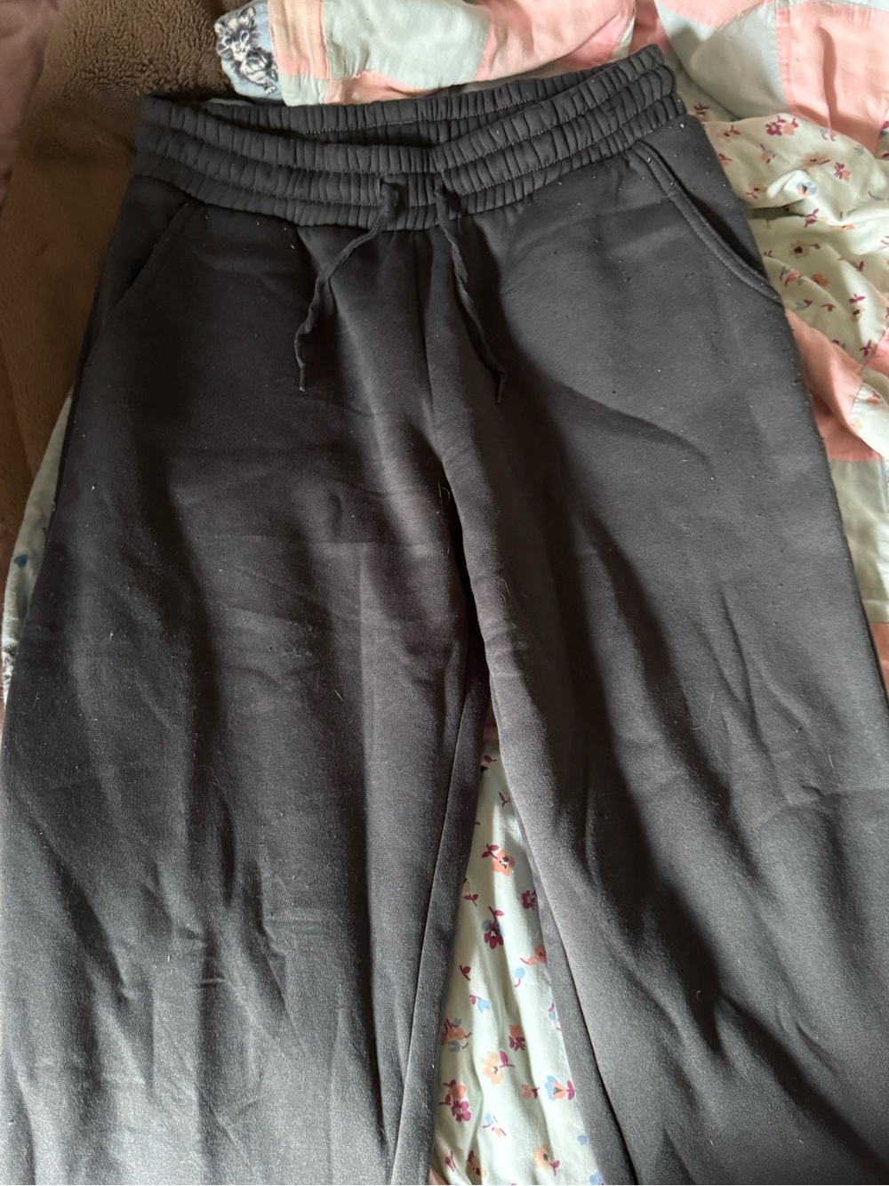 Black Drawstring Sweatpants